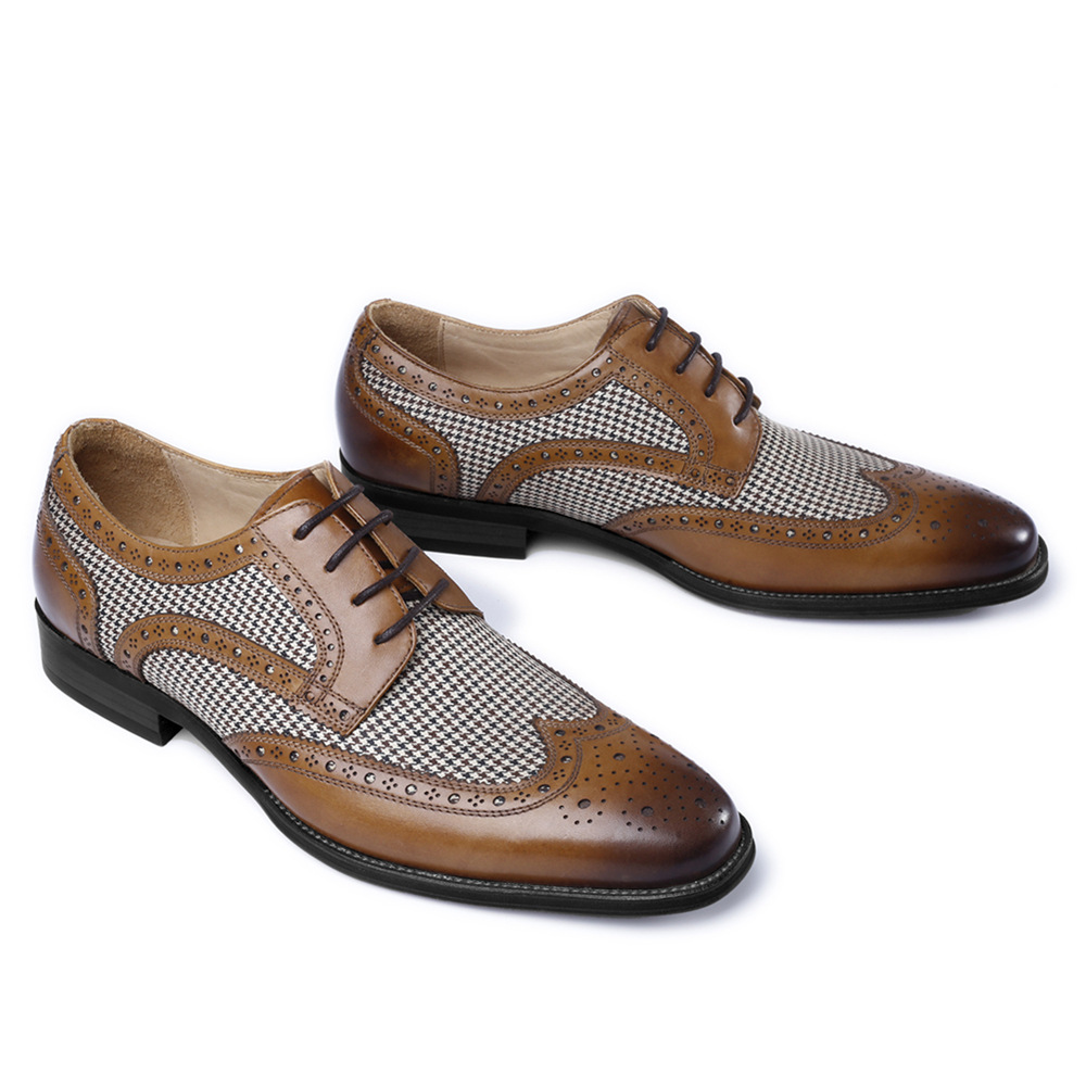 جديد أكسفورد رجال الأعمال أحذي - مراجعة Oxford Shoes Brogue وسعره