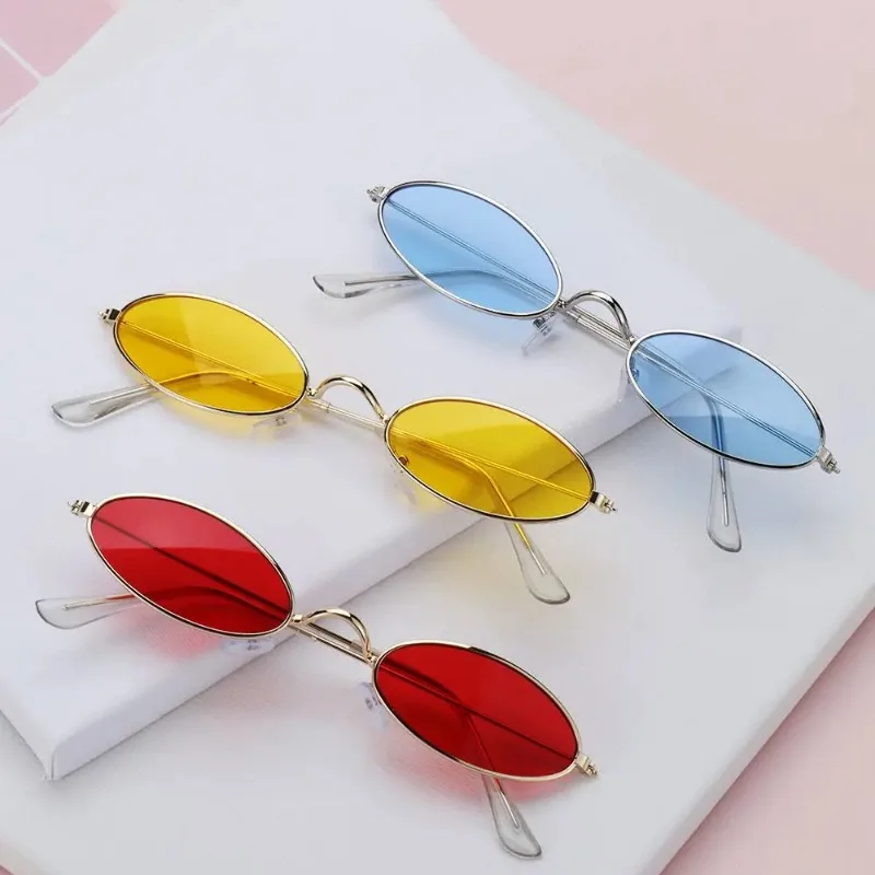 نظارات شمسية بيضاوية بإطار صغي - مراجعة Men'S Fashion Glasses وسعره