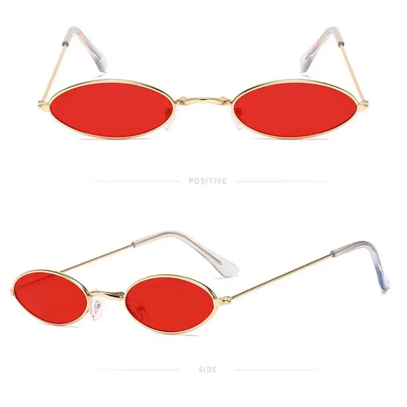نظارات شمسية بيضاوية بإطار صغي - مراجعة Men'S Fashion Glasses وسعره