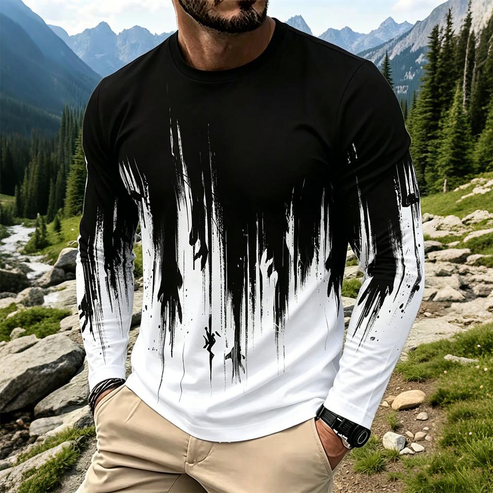 قميص رجالي بأكمام طويلة بتصميم - مراجعة Mens Fashion Streetwear وسعره