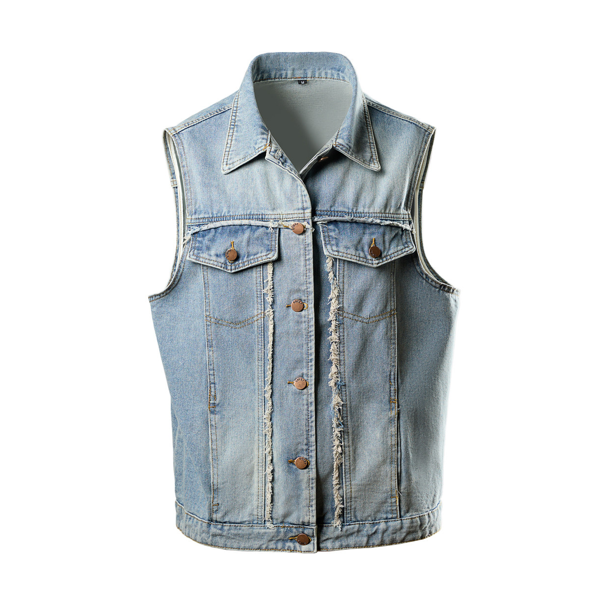 سترات جينز رجالية للربيع والصي - مراجعة Men'S Fashion Vest With Jeans وسعره