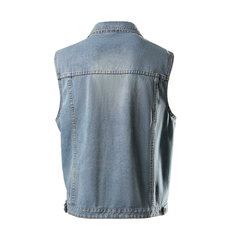 سترات جينز رجالية للربيع والصي - مراجعة Men'S Fashion Vest With Jeans وسعره
