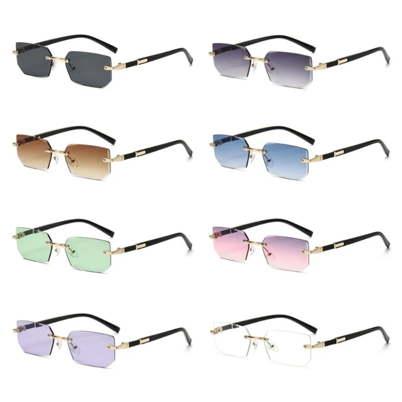 نظارات شمسية عصرية بدون إطار ل - مراجعة Men'S Fashion Glasses وسعره