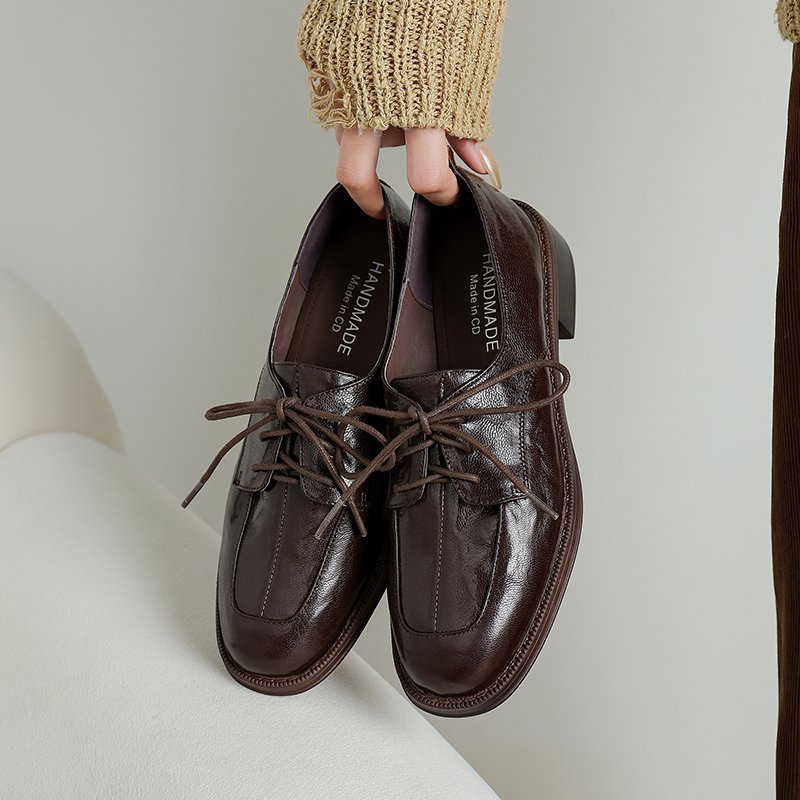 حذاء نسائي من جلد البقر LIHUAM - مراجعة Oxford Shoes Brogue وسعره